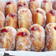 Hot Jam Doughnuts